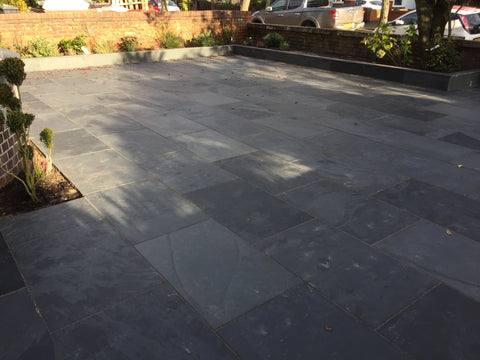 Blu-Black Brazilian Slate Paving - 900 x 600mm