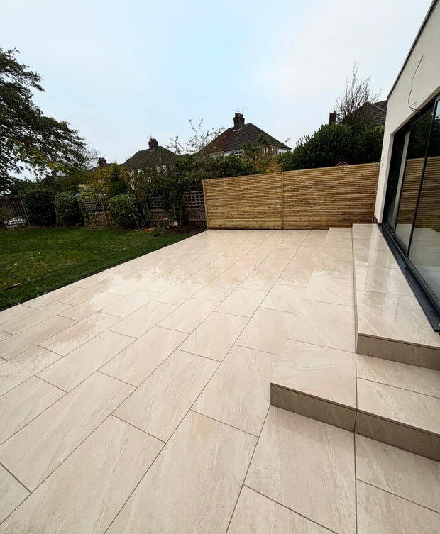 Country Cream Porcelain Paving - 900 x 600mm