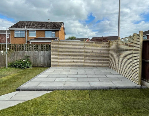 Kandla Grey Indian Sandstone Driveway Paving - 900 x 600mm