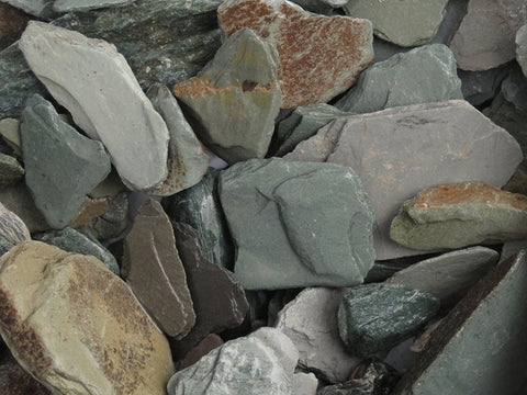 Green Slate Chippings 40mm