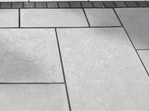 Dove Sawn Edged Limestone Patio Paving