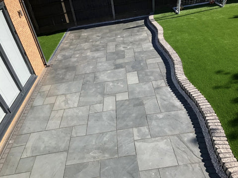 Grey Brazilian Slate Paving