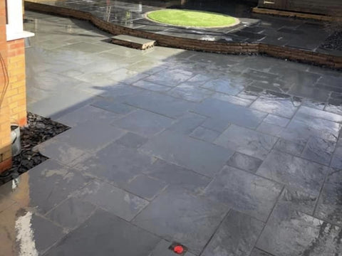 Grey Brazilian Slate Paving