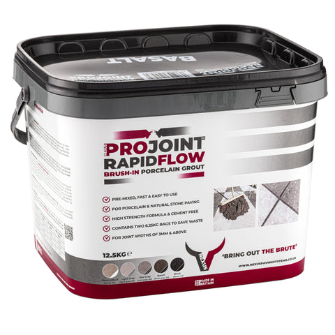 RapidFlow Porcelain Brush in Grout