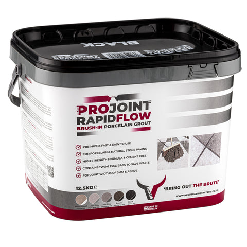 RapidFlow Porcelain Brush in Grout