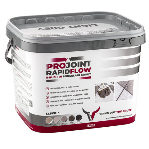 RapidFlow Porcelain Brush in Grout