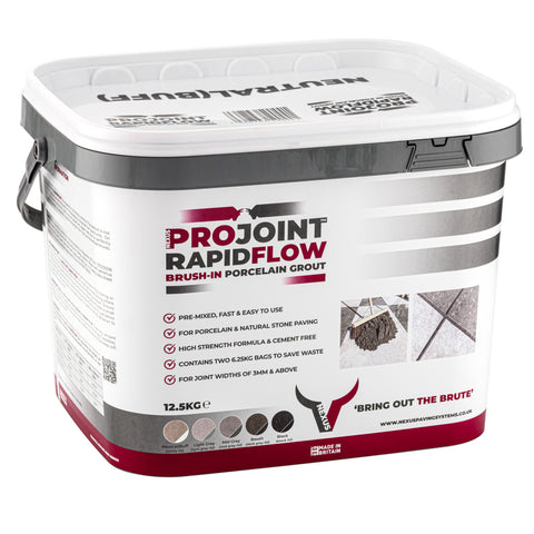 RapidFlow Porcelain Brush in Grout