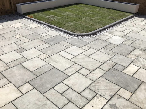 Silver Birch Natural Indian Sandstone Paving