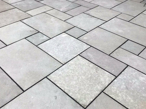 Dove Sawn Edged Limestone Patio Paving