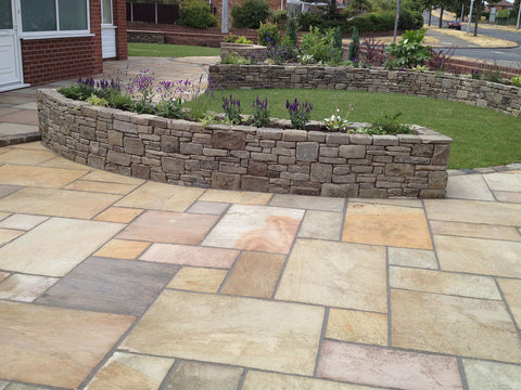 Sienna Natural Indian Sandstone Paving